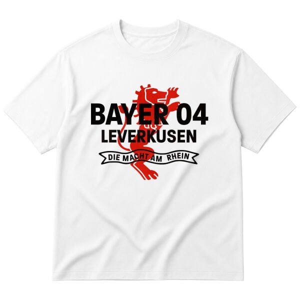 B04 Leverkusen Die Macht Am Rhein Oversize Tişört