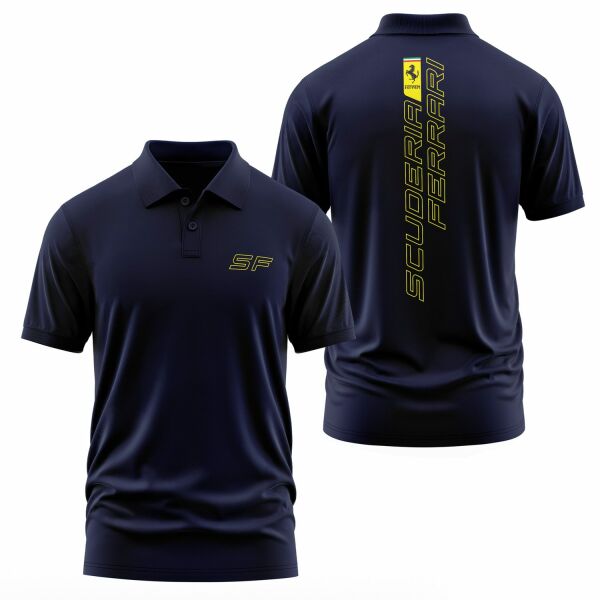 Scuderia Ferrari SE Polo Tişört L - İndigo Mavisi