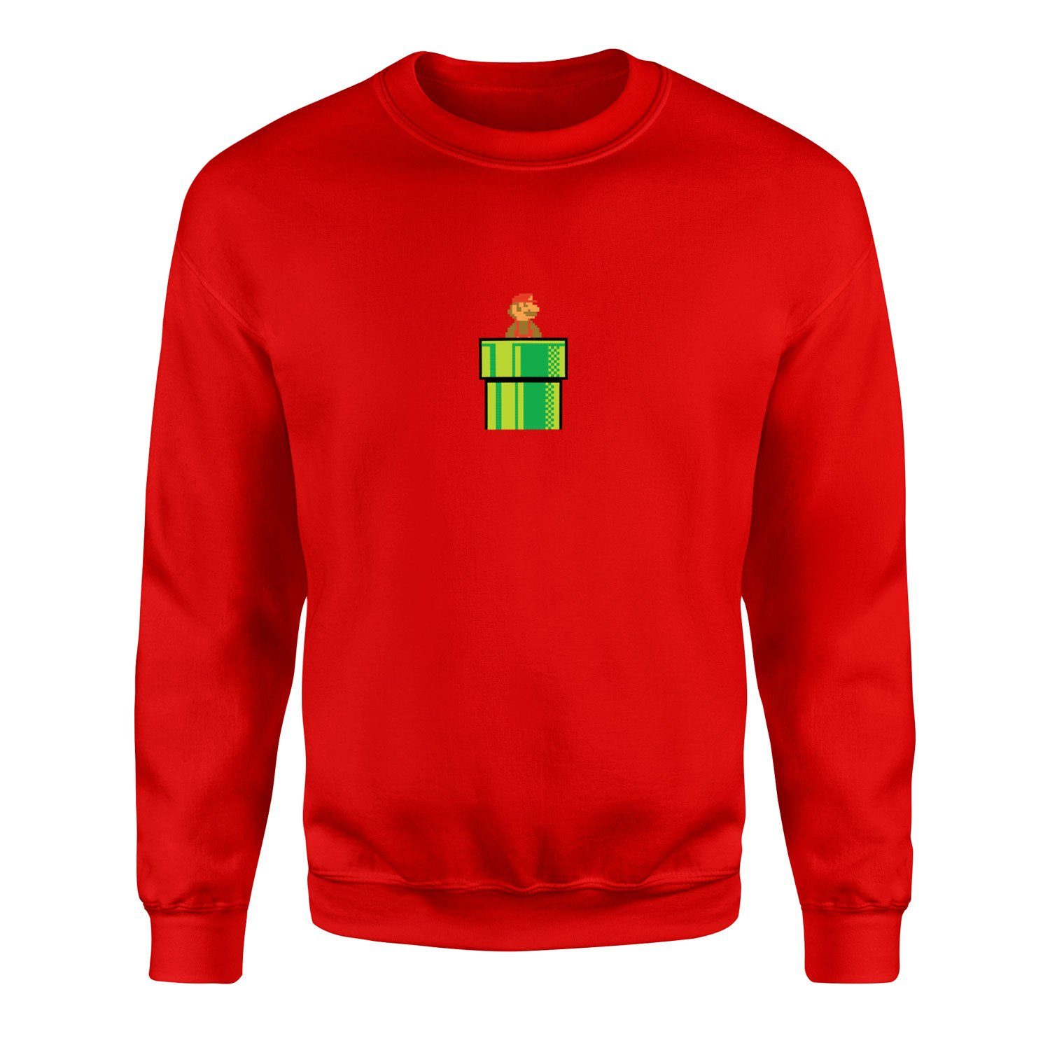 Super Mario Sweatshirt XXL - Kırmızı