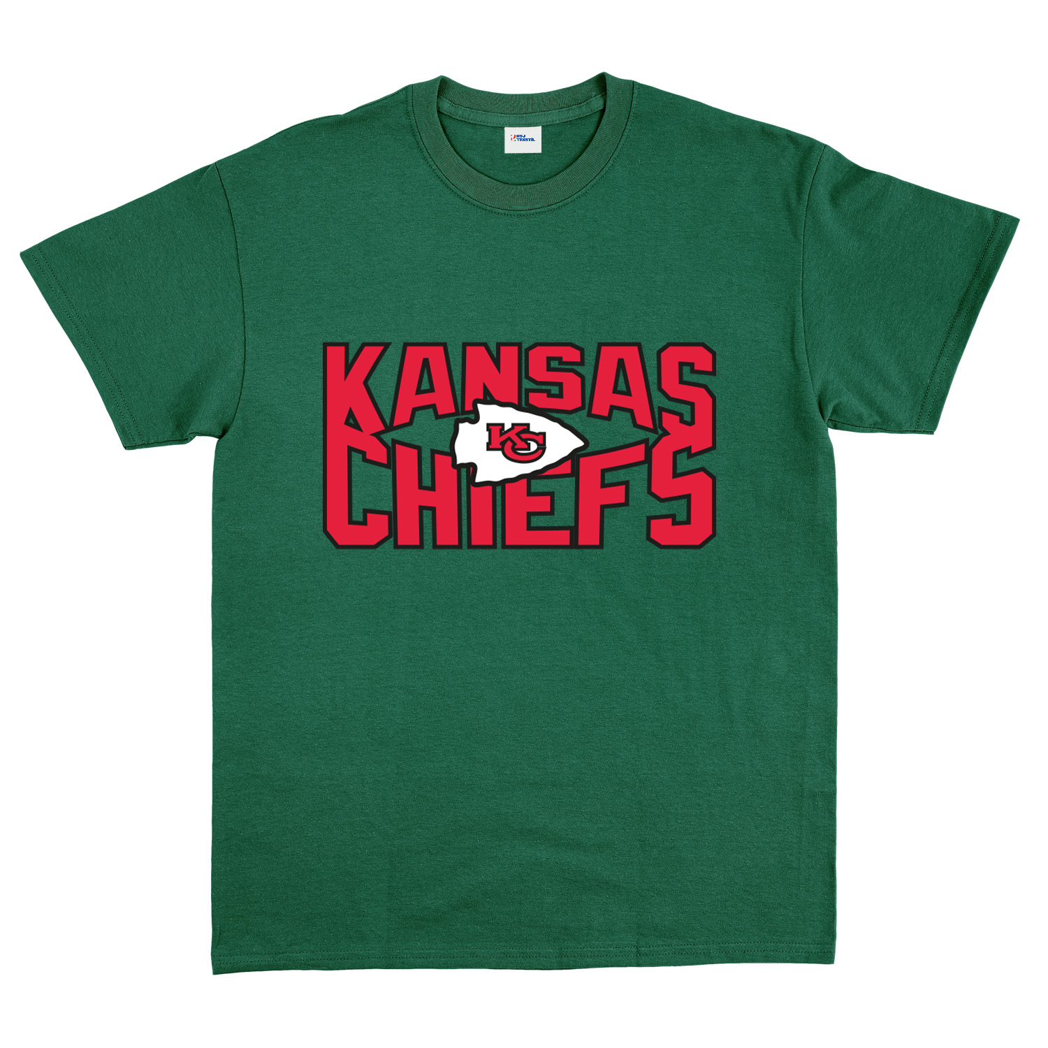 Kansas City Chiefs SQ Tişört L - Nefti Yeşili