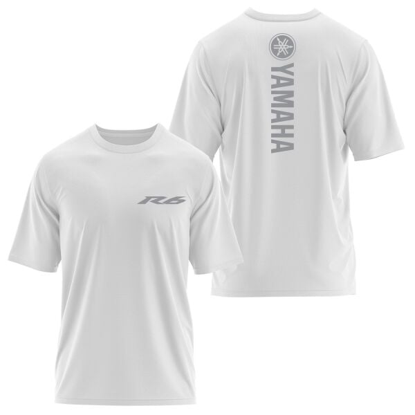Yamaha R6 Oversize Tişört M - Beyaz | OUTLET