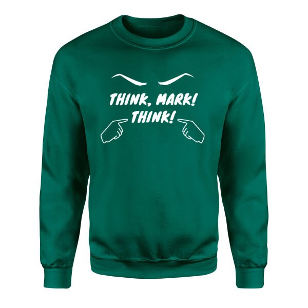 Think Mark Think Sweatshirt XL - Nefti Yeşili