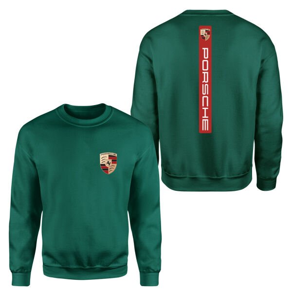 Porsche V Graphic Guards Red Sweatshirt L - Nefti Yeşili