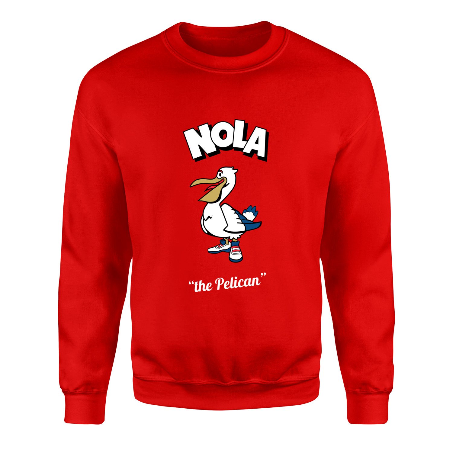 NOLA Cartoon Sweatshirt L - Kırmızı