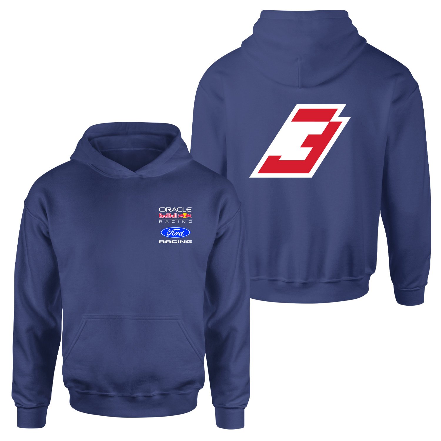 Max Verstappen Red Bull Jersey Hoodie XL - İndigo Mavisi