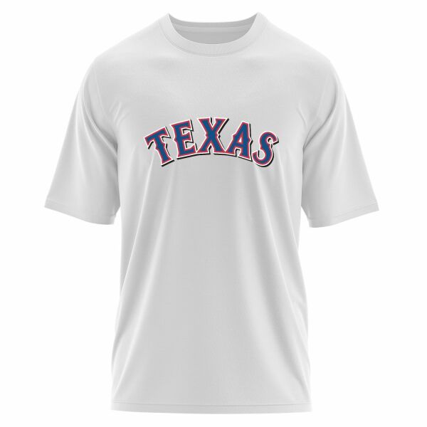 Texas Rangers Arch Oversize Tişört M - Beyaz