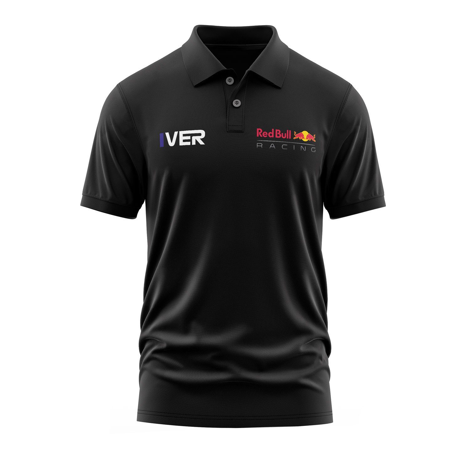Max Verstappen #VER ID RB Racing Polo Tişört L - Siyah