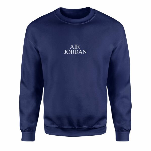 Air Jordan Sweatshirt L - İndigo Mavisi