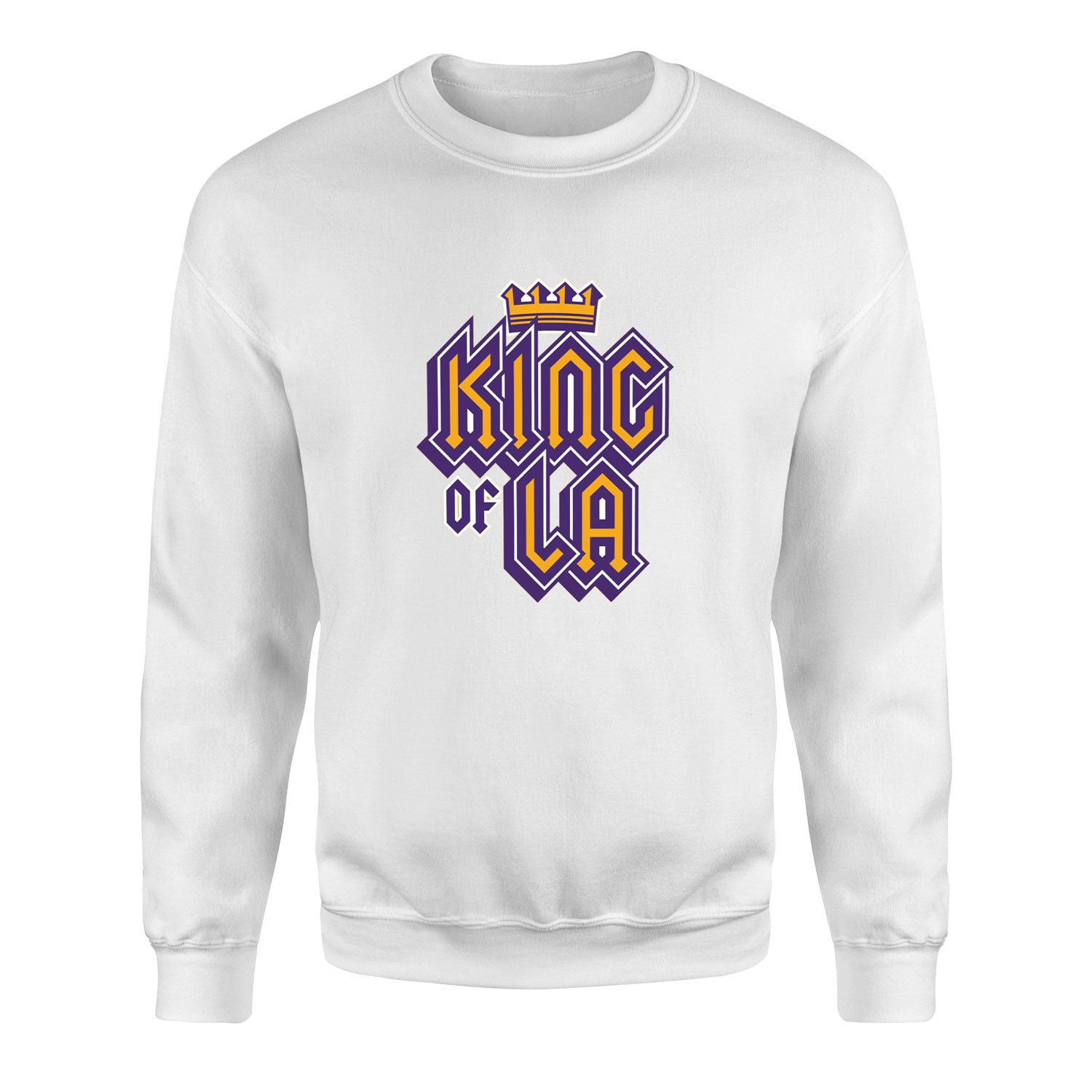 King of LA Sweatshirt XXL - Beyaz