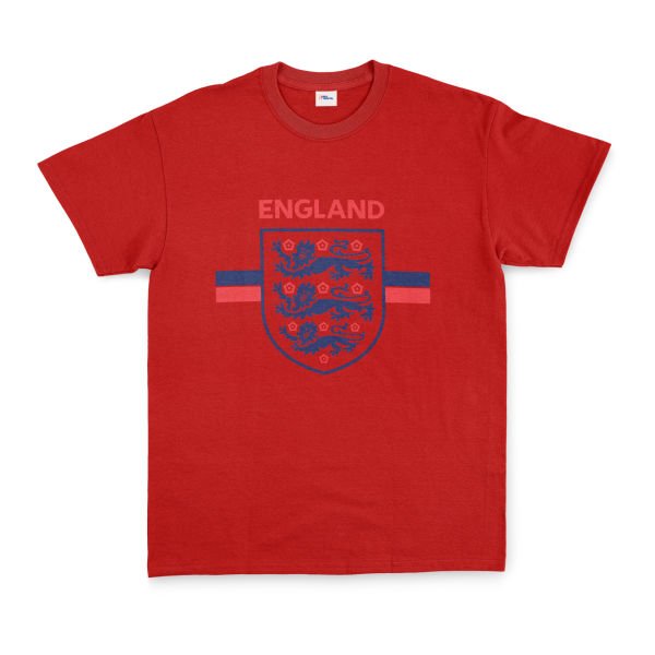 England Shield Tişört L - Kırmızı