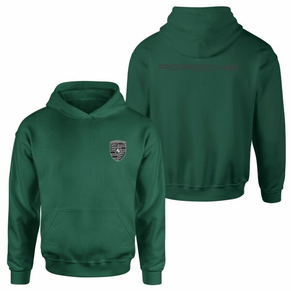 Porsche Muted Black Hoodie XL - Nefti Yeşili