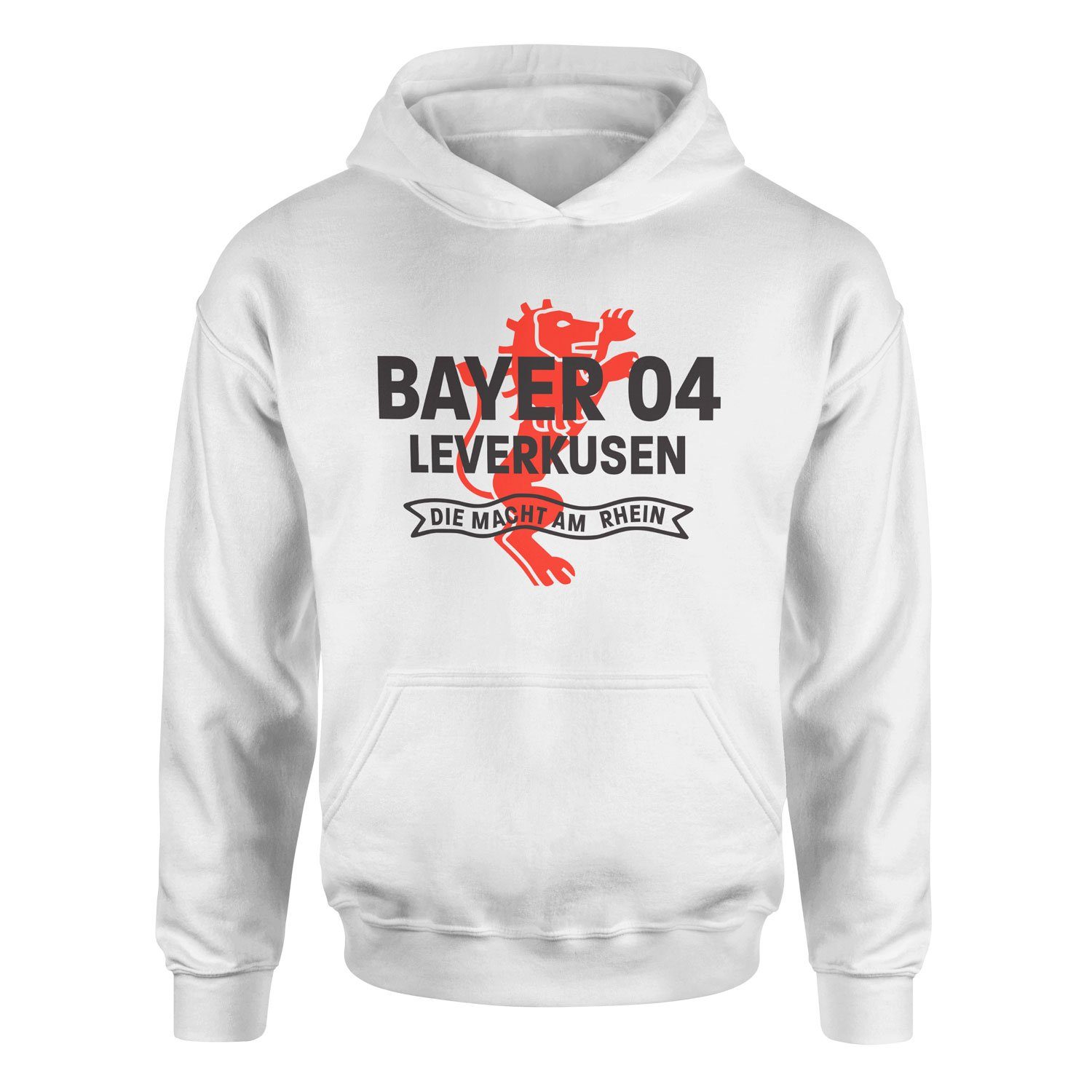B04 Leverkusen Die Macht Am Rhein Hoodie XL - Beyaz