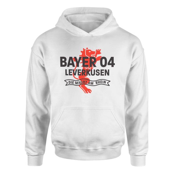 B04 Leverkusen Die Macht Am Rhein Hoodie XL - Beyaz