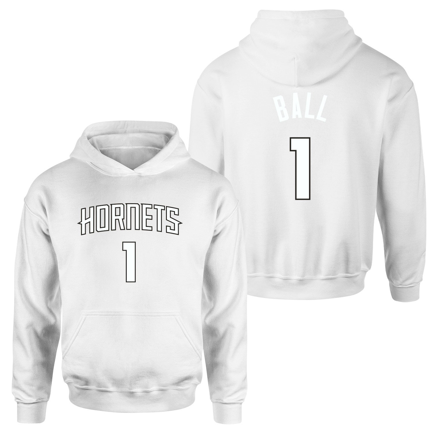Lamelo Ball 1 Hornets Forma Hoodie L - Beyaz