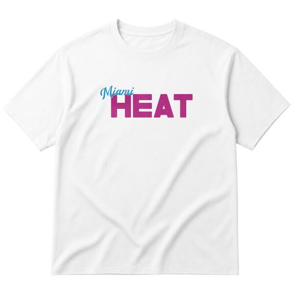 Miami Oversize Tişört L - Beyaz