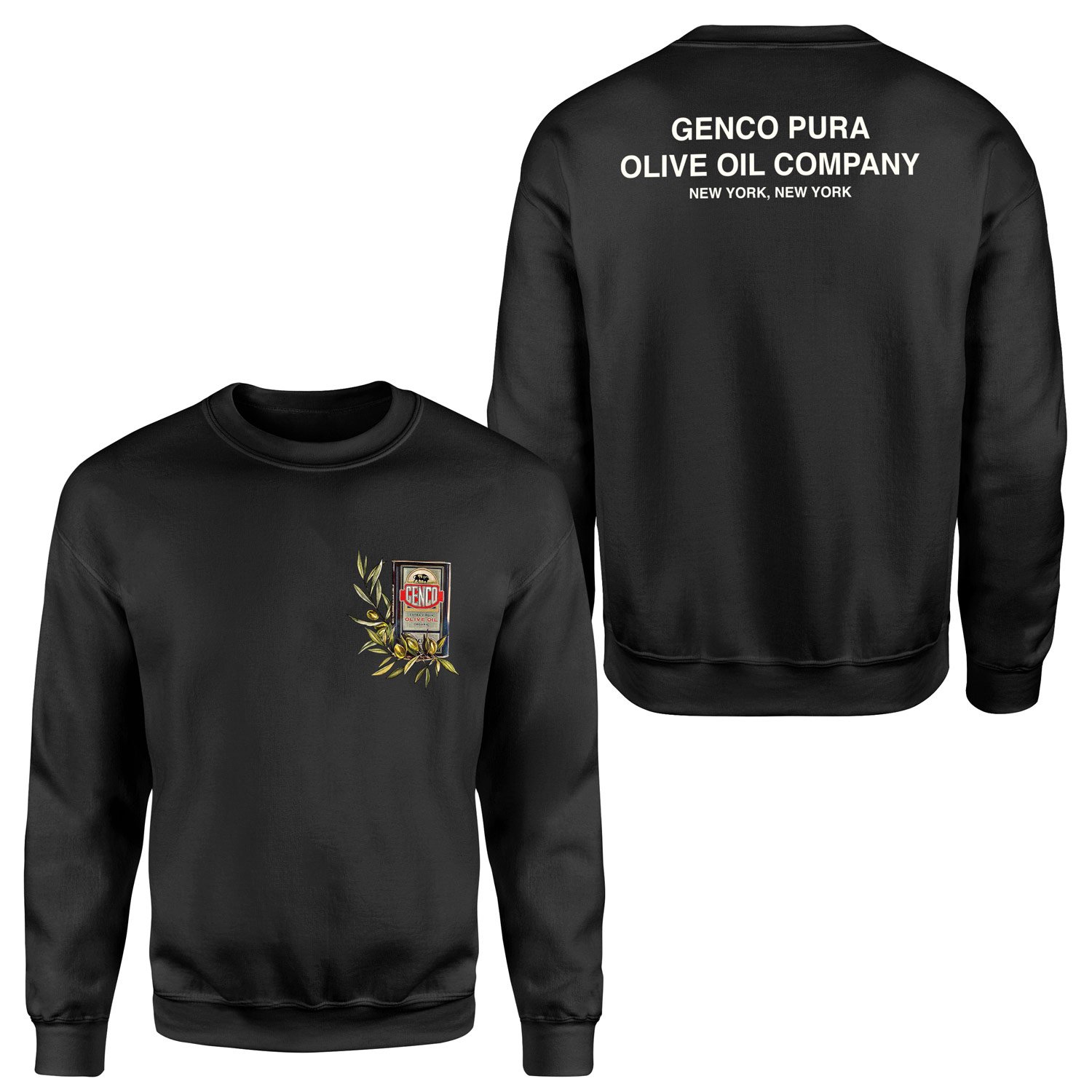 Genco Olive Oil Company | The Godfather Sweatshirt XL - Siyah
