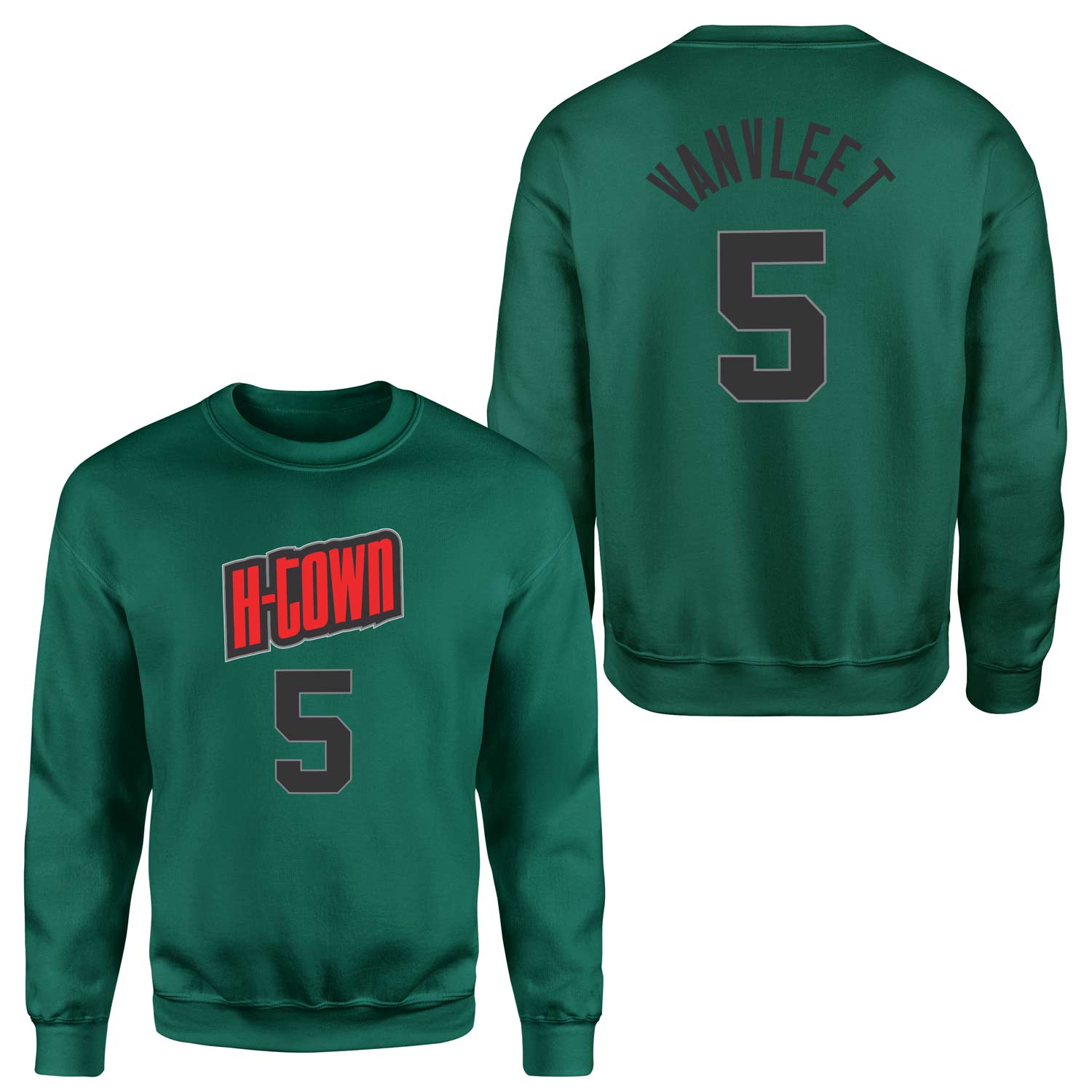 Fred VanVleet 5 City Edition Forma Sweatshirt L - Nefti Yeşili