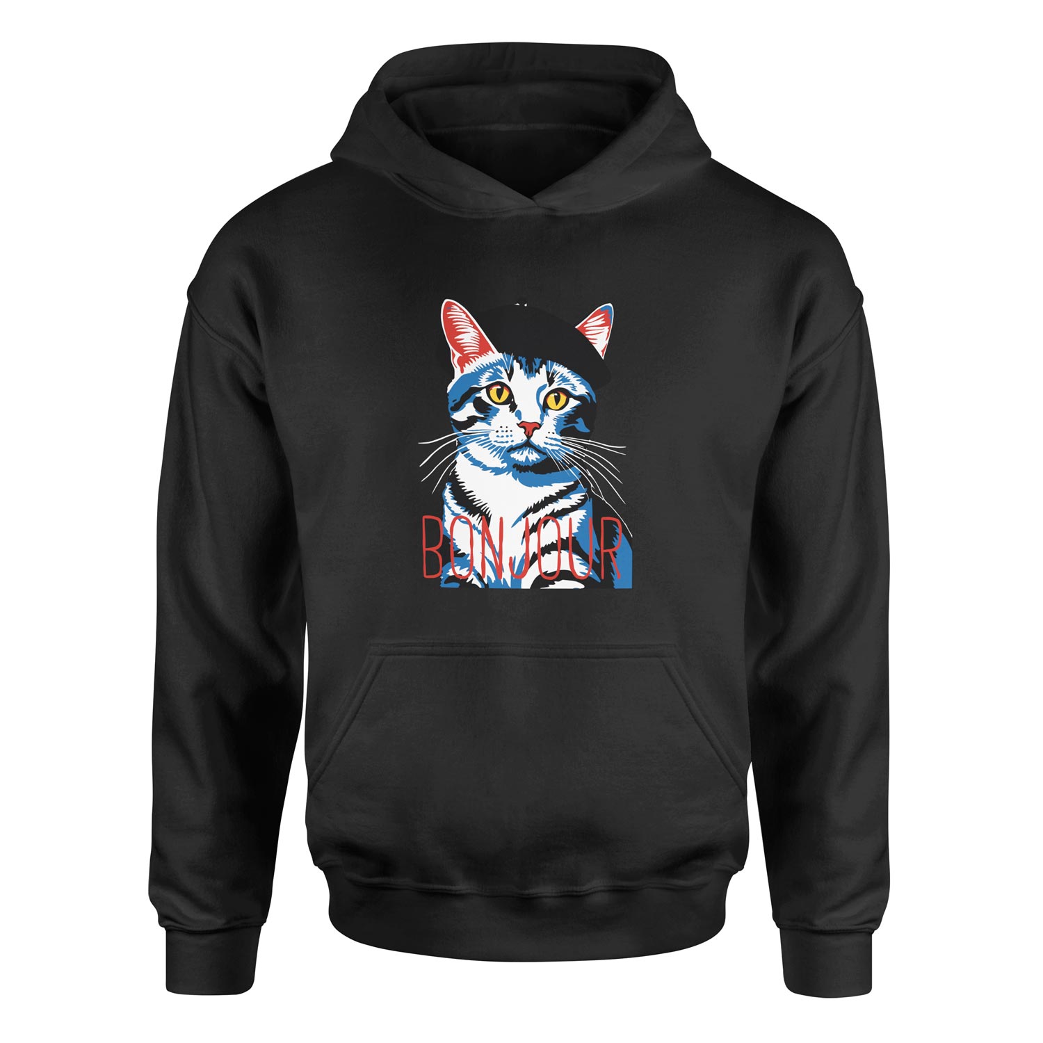 Bonjour Hoodie S - Siyah