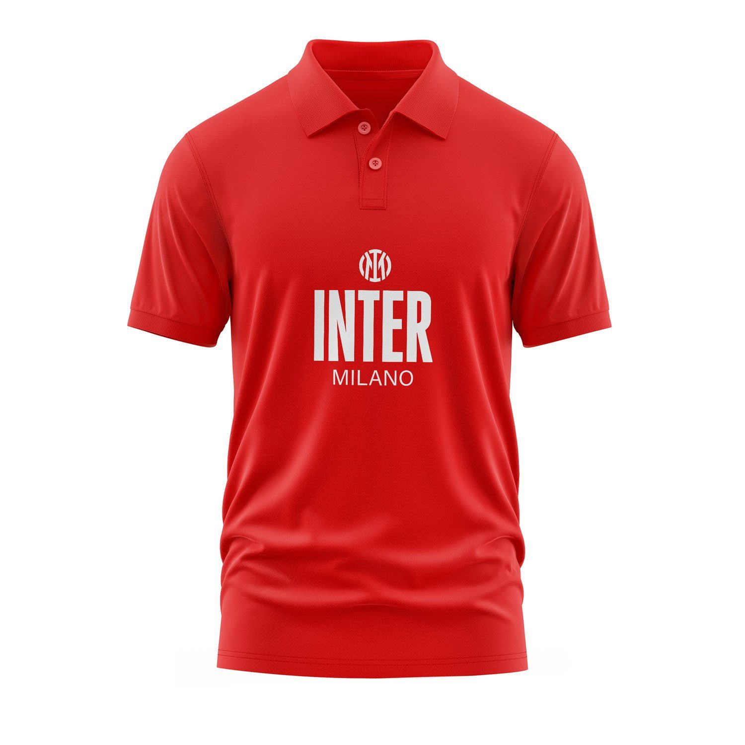 Inter Milan Polo Tişört XXL - Kırmızı