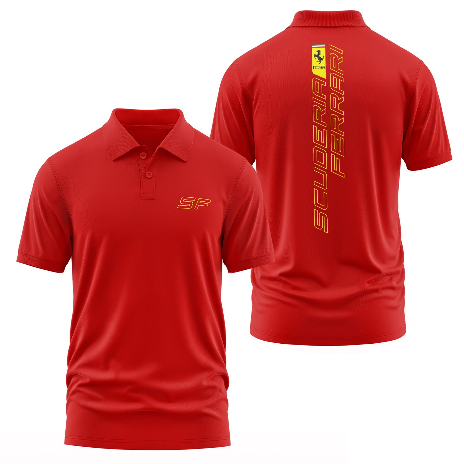 Scuderia Ferrari SE Polo Tişört M - Kırmızı