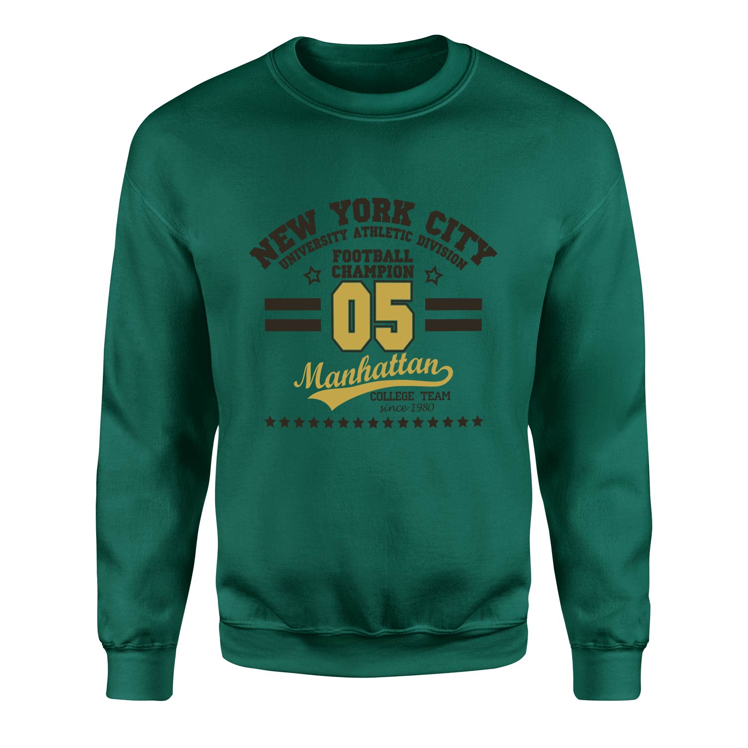 NYC UAD Champion Sweatshirt XL - Nefti Yeşili