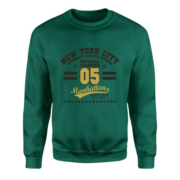 NYC UAD Champion Sweatshirt XL - Nefti Yeşili