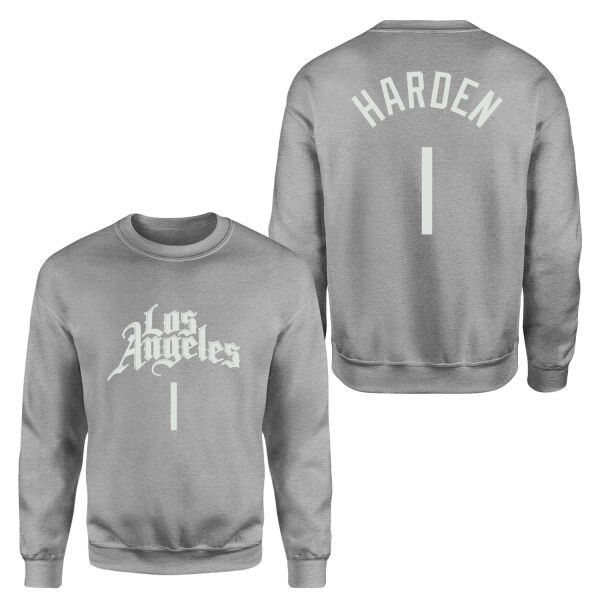 James Harden 1 Los Angeles Jersey Sweatshirt L - Gri