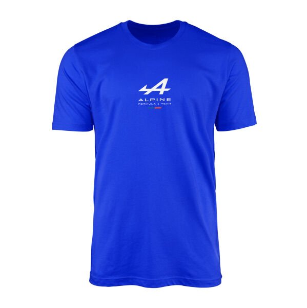 Alpine Racing Tişört S - Mavi