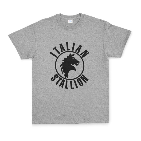 Italian Stallion Tişört M - Gri