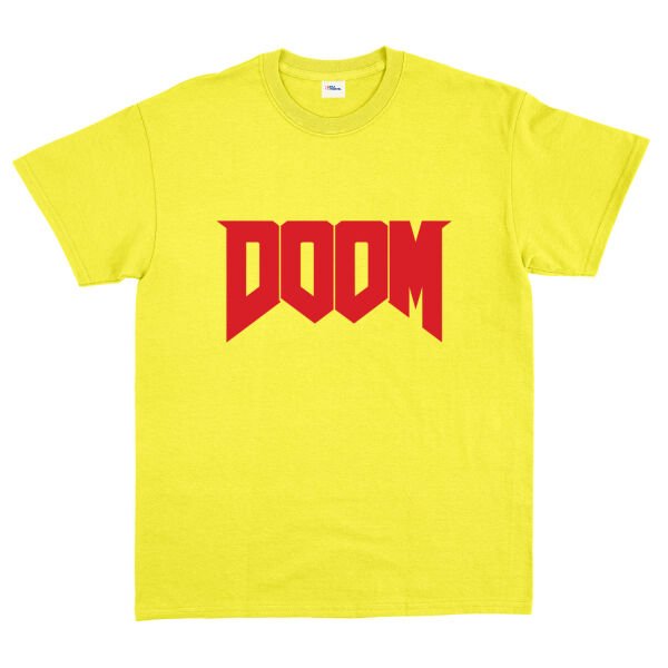 DOOM Tişört L - Sarı