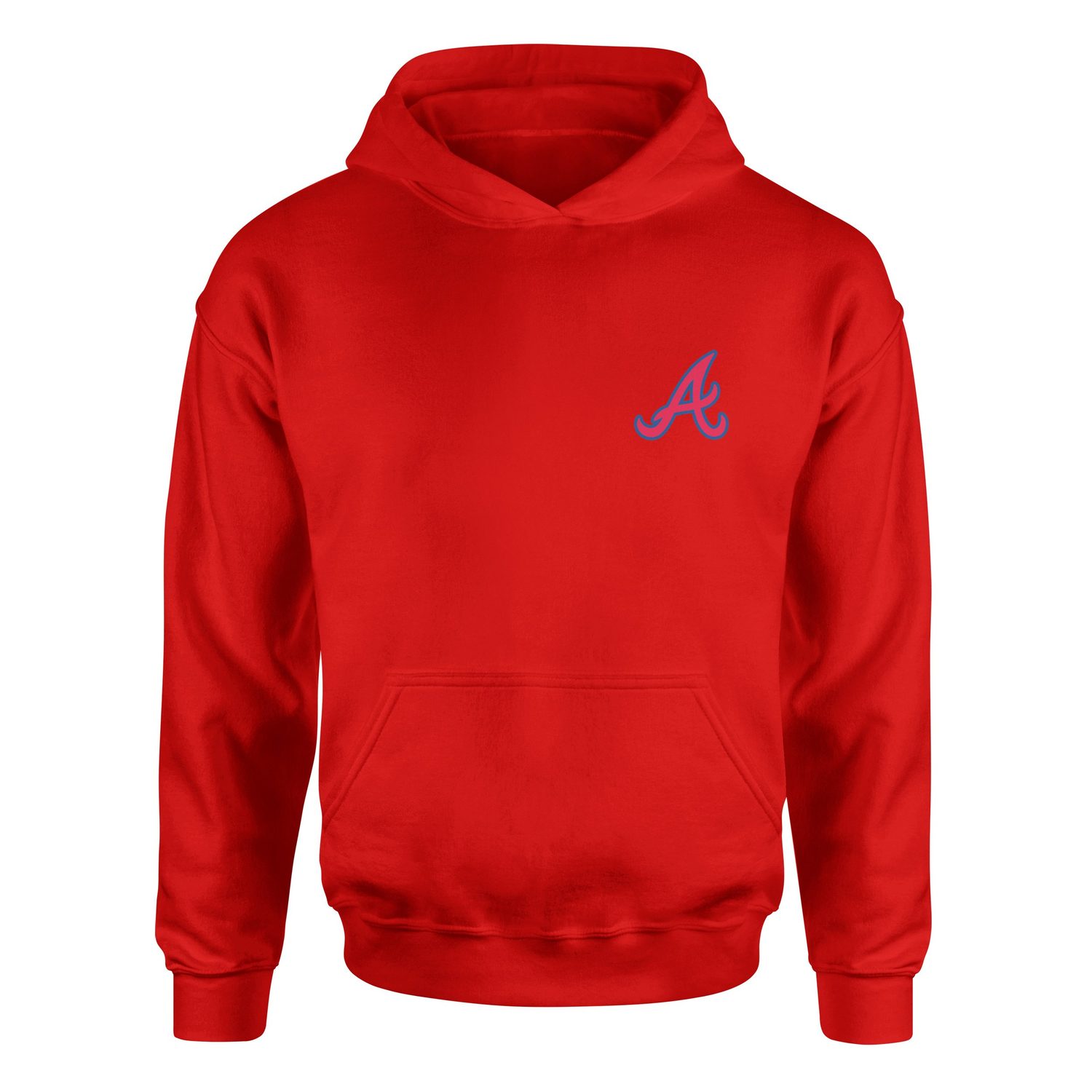 Atlanta Braves Hoodie XL - Kırmızı