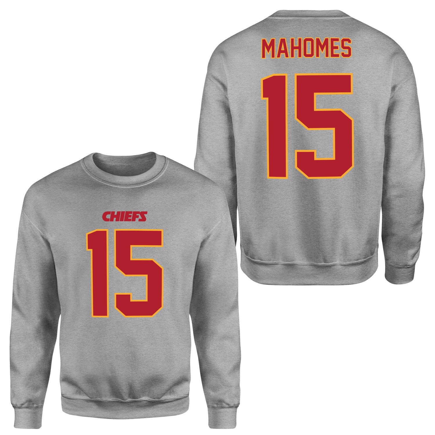 Patrick Mahomes Kansas City Chiefs Forma Sweatshirt S - Gri