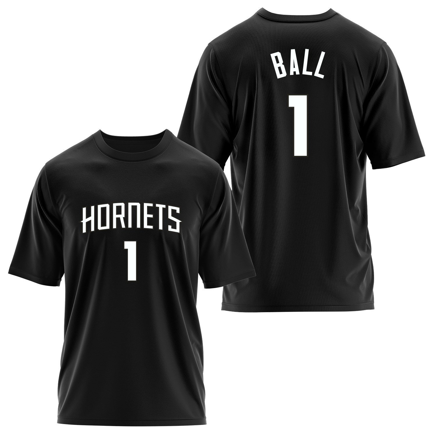 Lamelo Ball 1 Hornets Forma Oversize Tişört