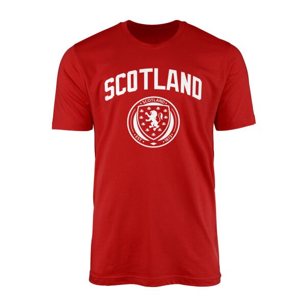 Scotland Euro'24 W Tişört L - Kırmızı
