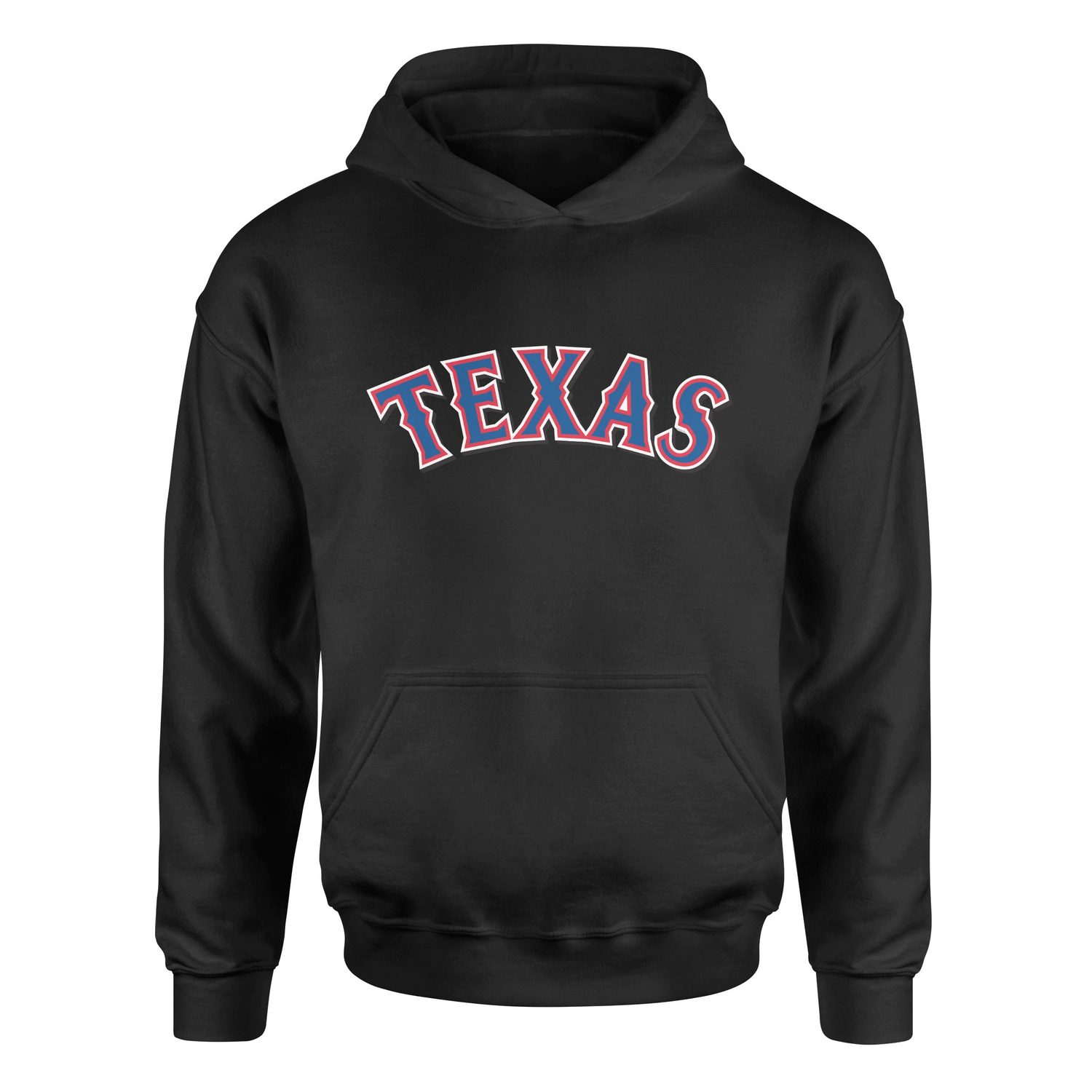 Texas Rangers Arch Hoodie XL - Siyah