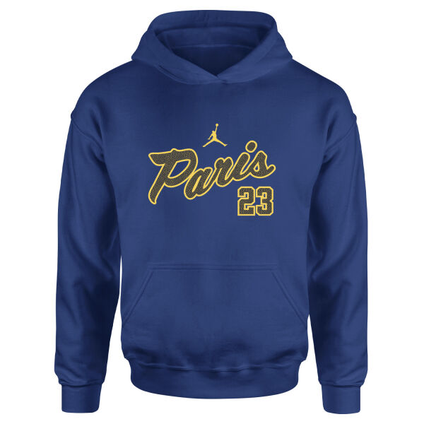 Paris 23 Jordan Hoodie S - İndigo Mavisi
