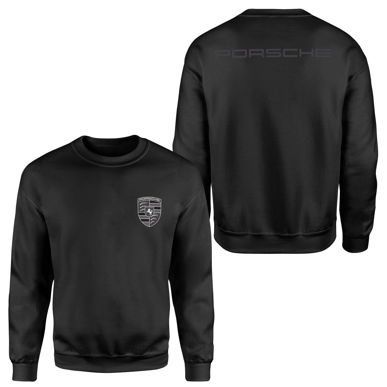 Porsche Muted Black Sweatshirt S - Siyah
