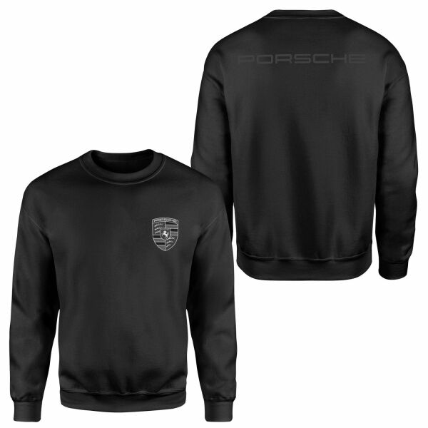 Porsche Muted Black Sweatshirt S - Siyah