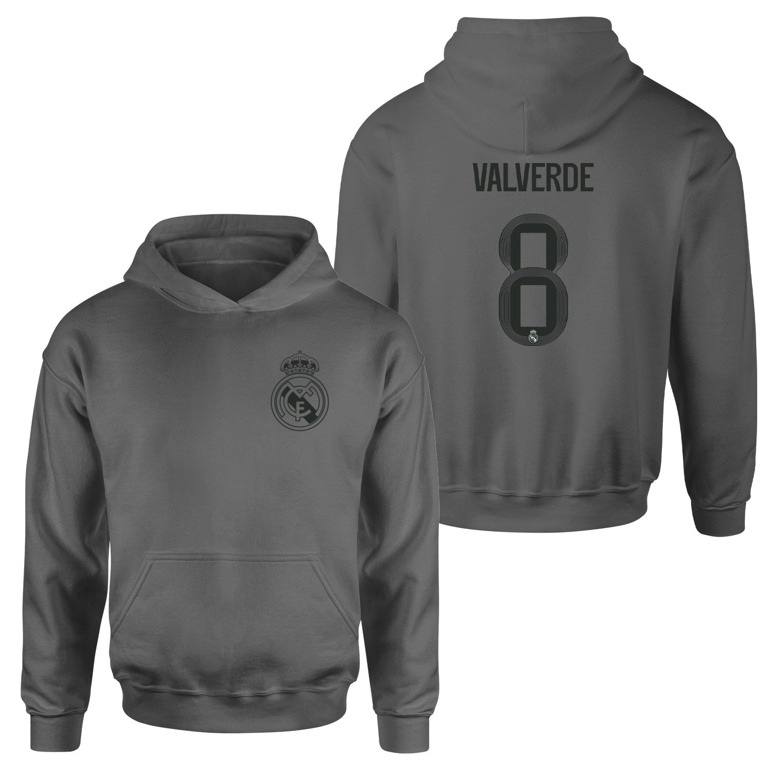 Federico Valverde RM BL Forma Hoodie XL - Füme