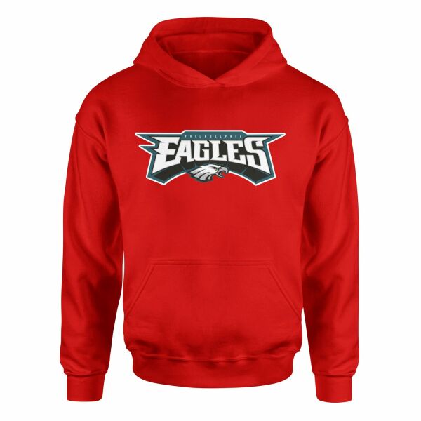 Philadelphia Eagles WL Hoodie M - Kırmızı