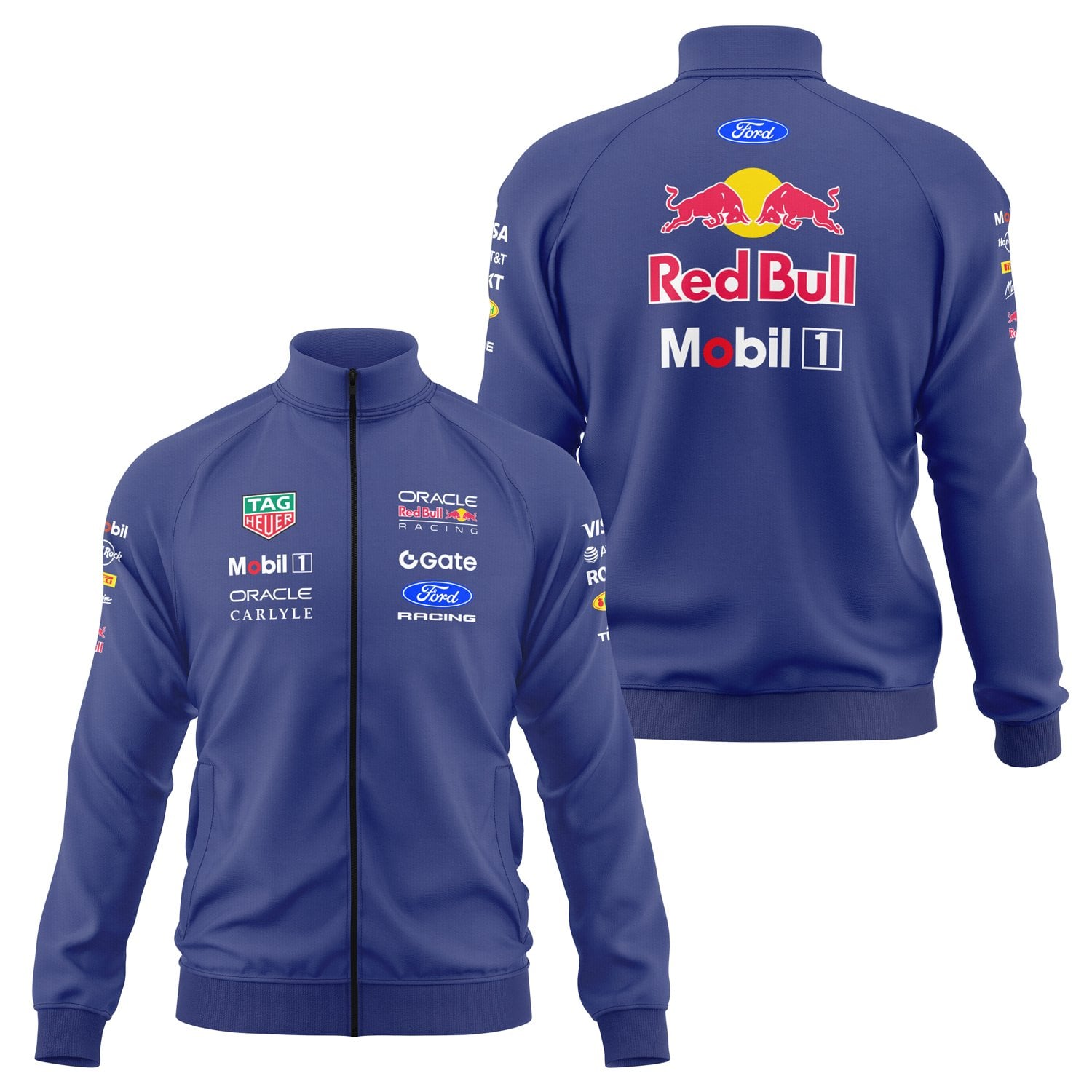 Oracle Red Bull Racing 2026 Teamline Fermuarlı Sweatshirt XL - İndigo Mavisi | OUTLET