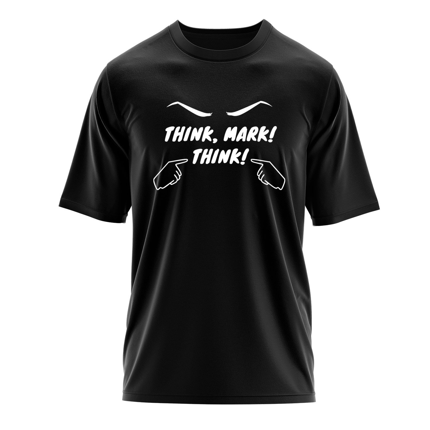 Think Mark Think Oversize Tişört L - Siyah