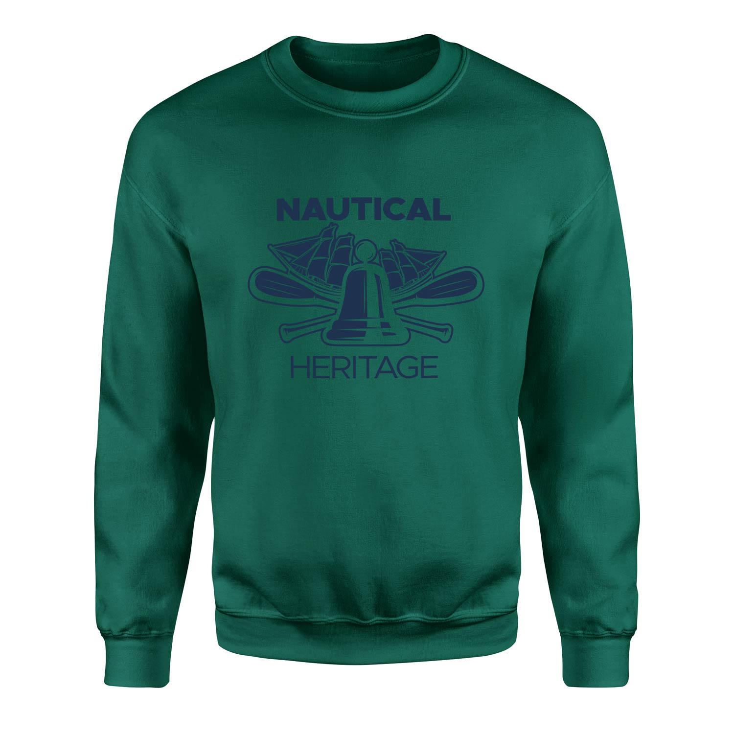 Nautical Heritage Denizci Sweatshirt XXL - Nefti Yeşili
