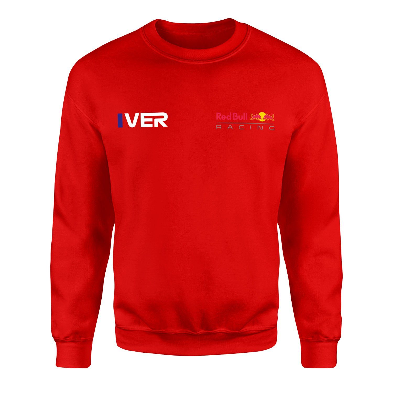 Max Verstappen #VER ID RB Racing Sweatshirt M - Kırmızı