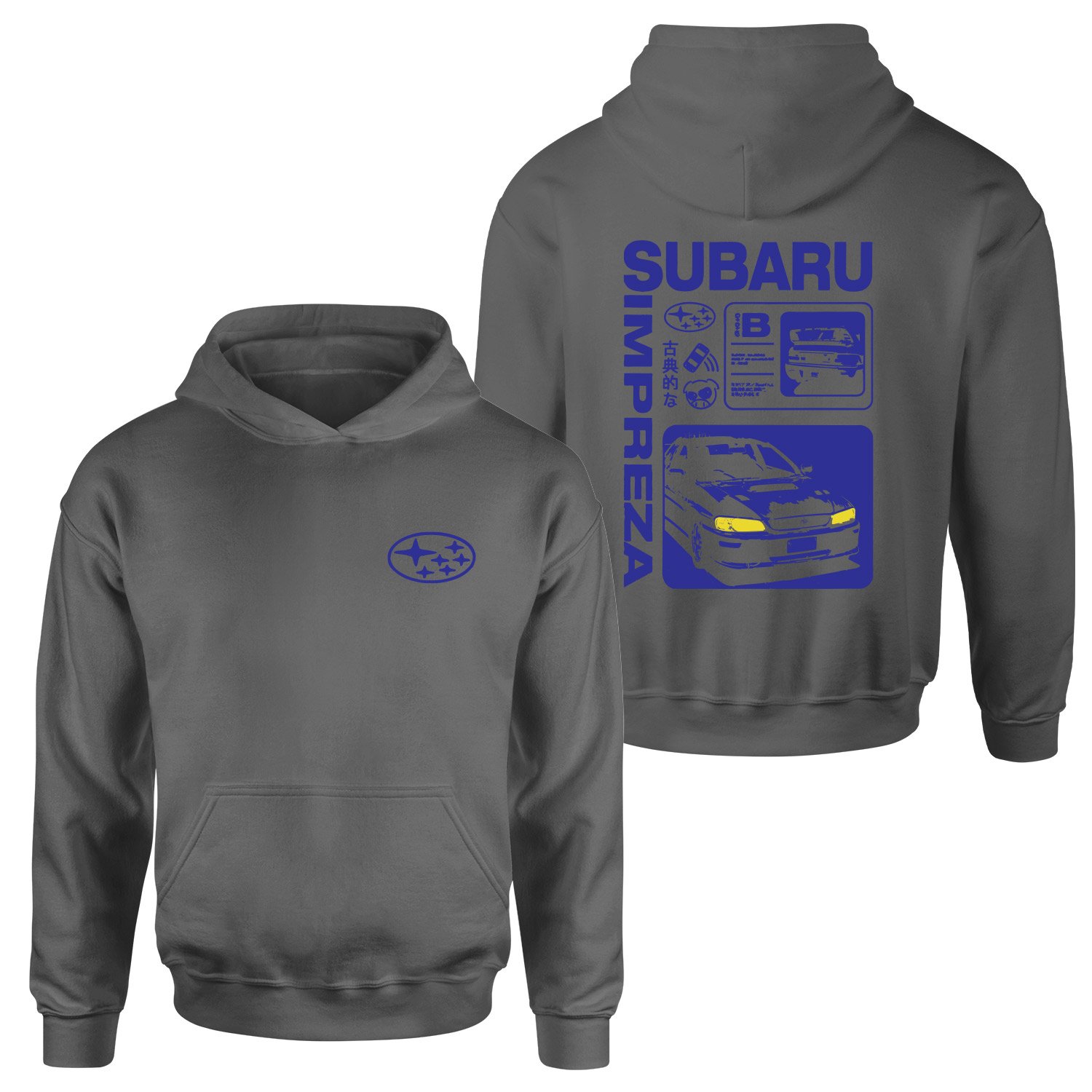 Subaru Impreza Hoodie M - Füme