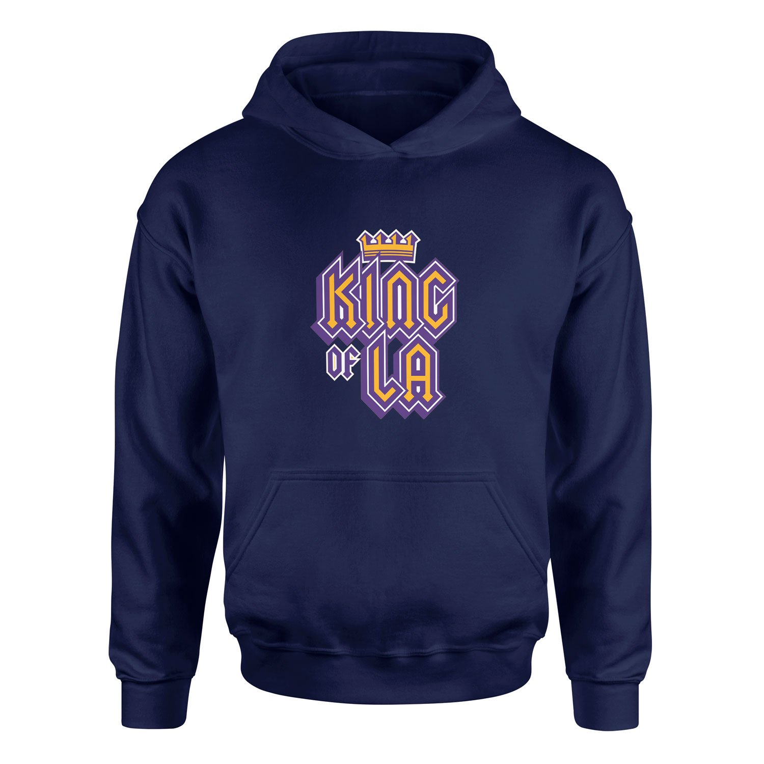 King of LA Hoodie XL - İndigo Mavisi