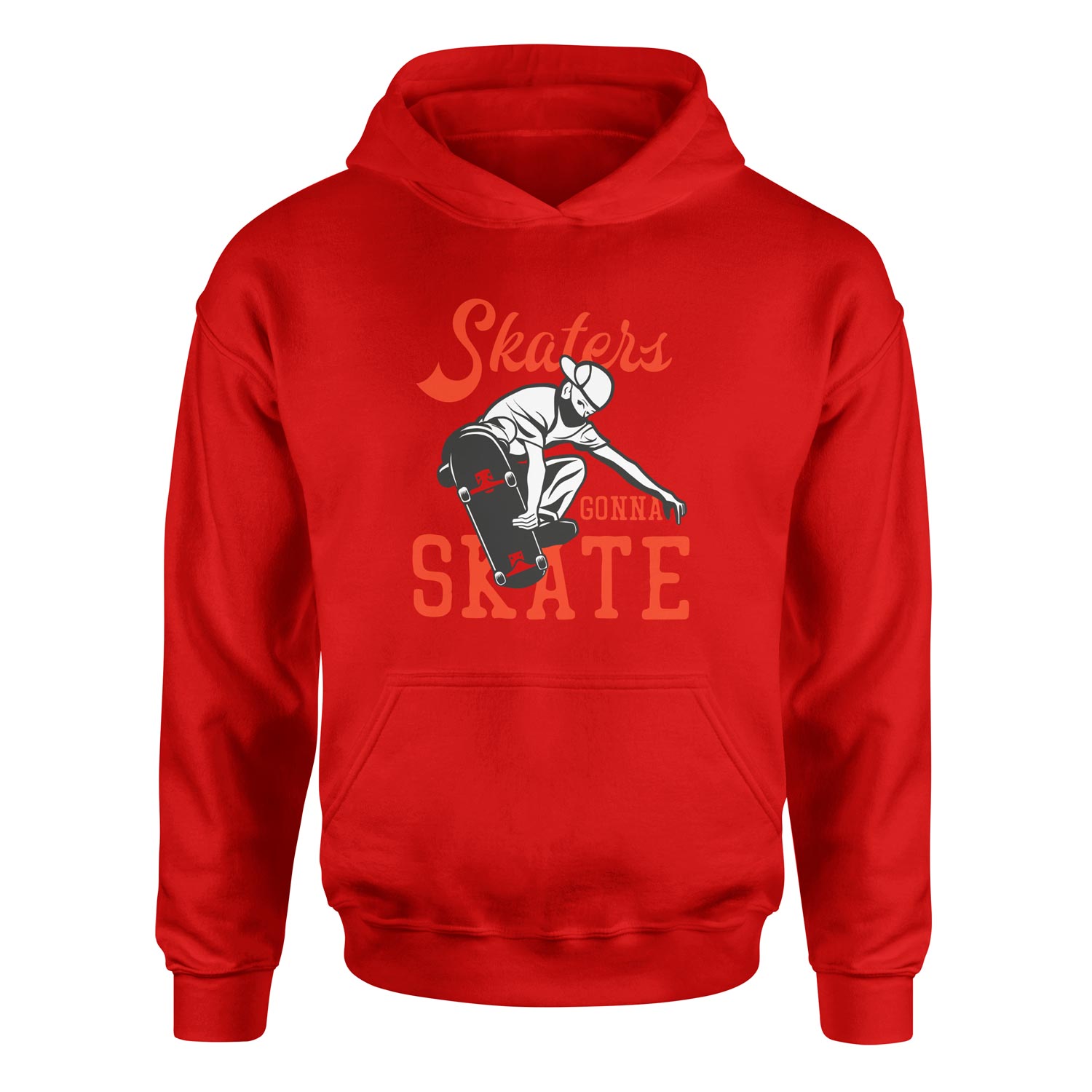 Skaters Gonna Skate II Hoodie S - Kırmızı