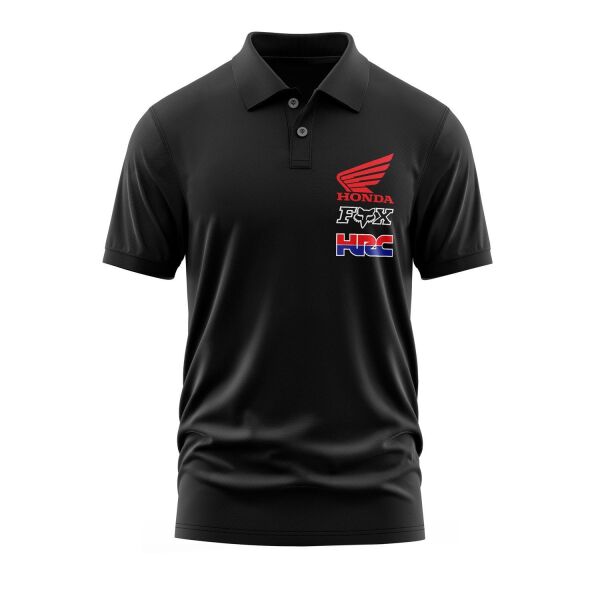 HRC FOX Polo Tişört XXL - Siyah