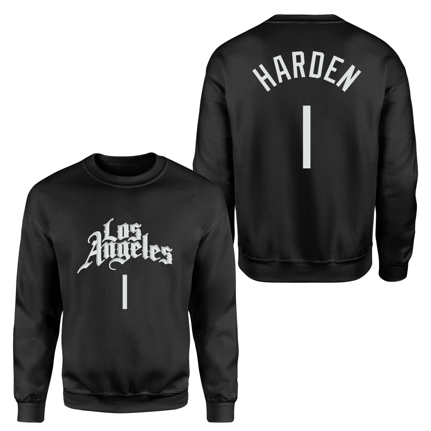 James Harden 1 Los Angeles Jersey Sweatshirt XL - Siyah