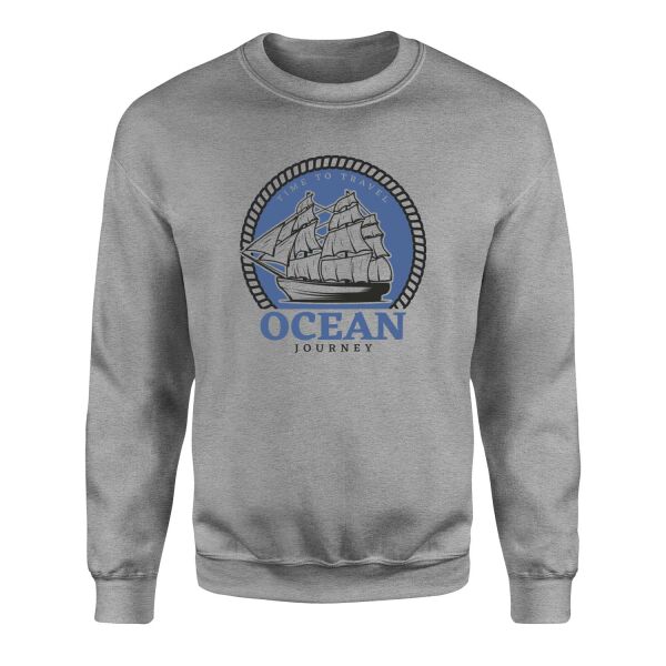 Ocean Journey Denizci Sweatshirt S - Gri